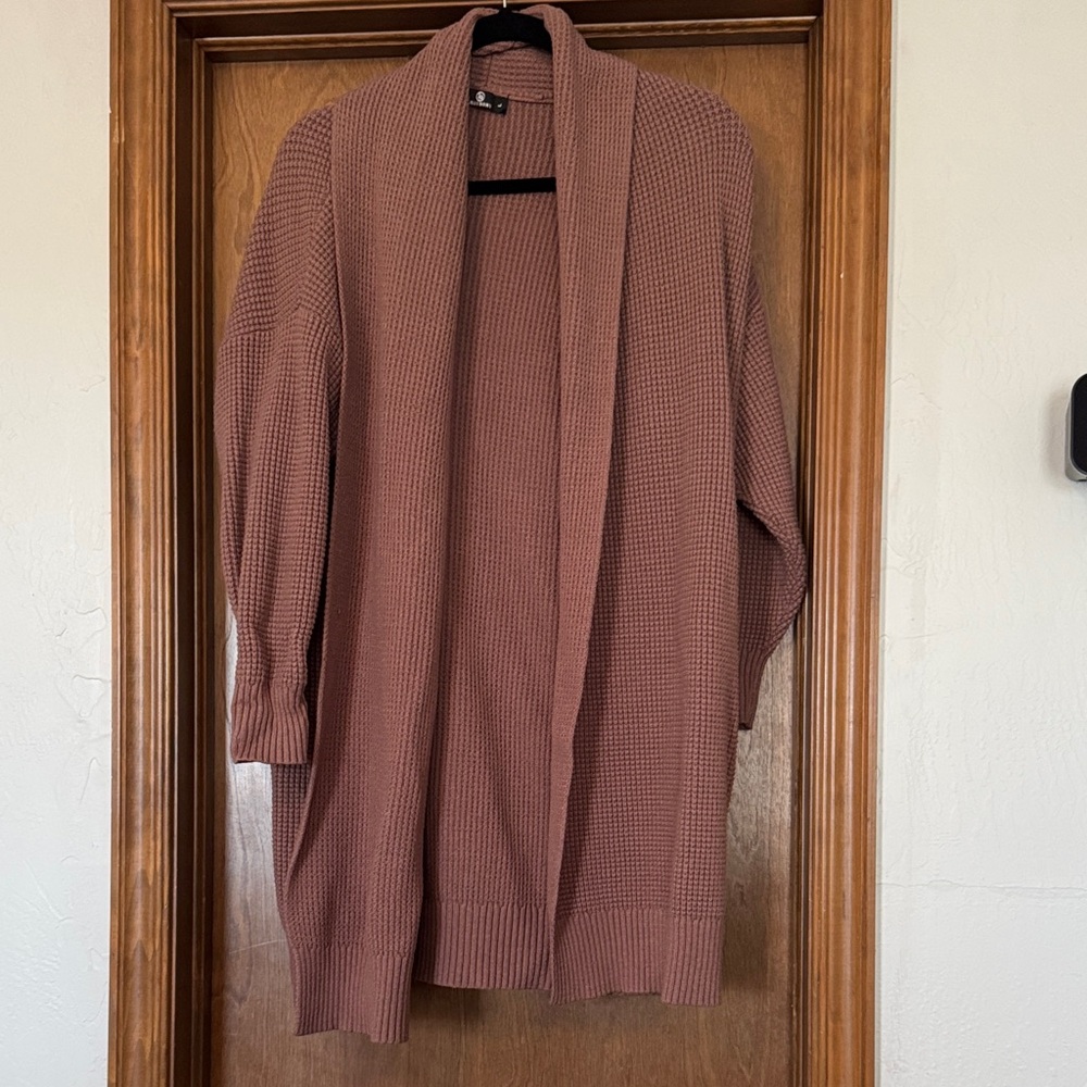 Women's Open Front Cardigan Sweater - brown